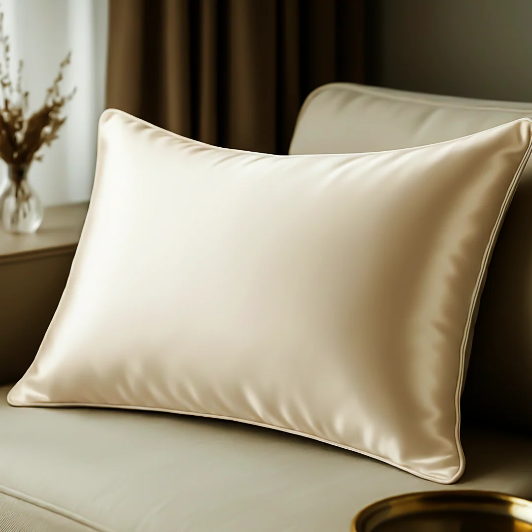 100% Pure 6A Both Side Mulberry Silk Pillow Cover (Pack of 1) - Image 25