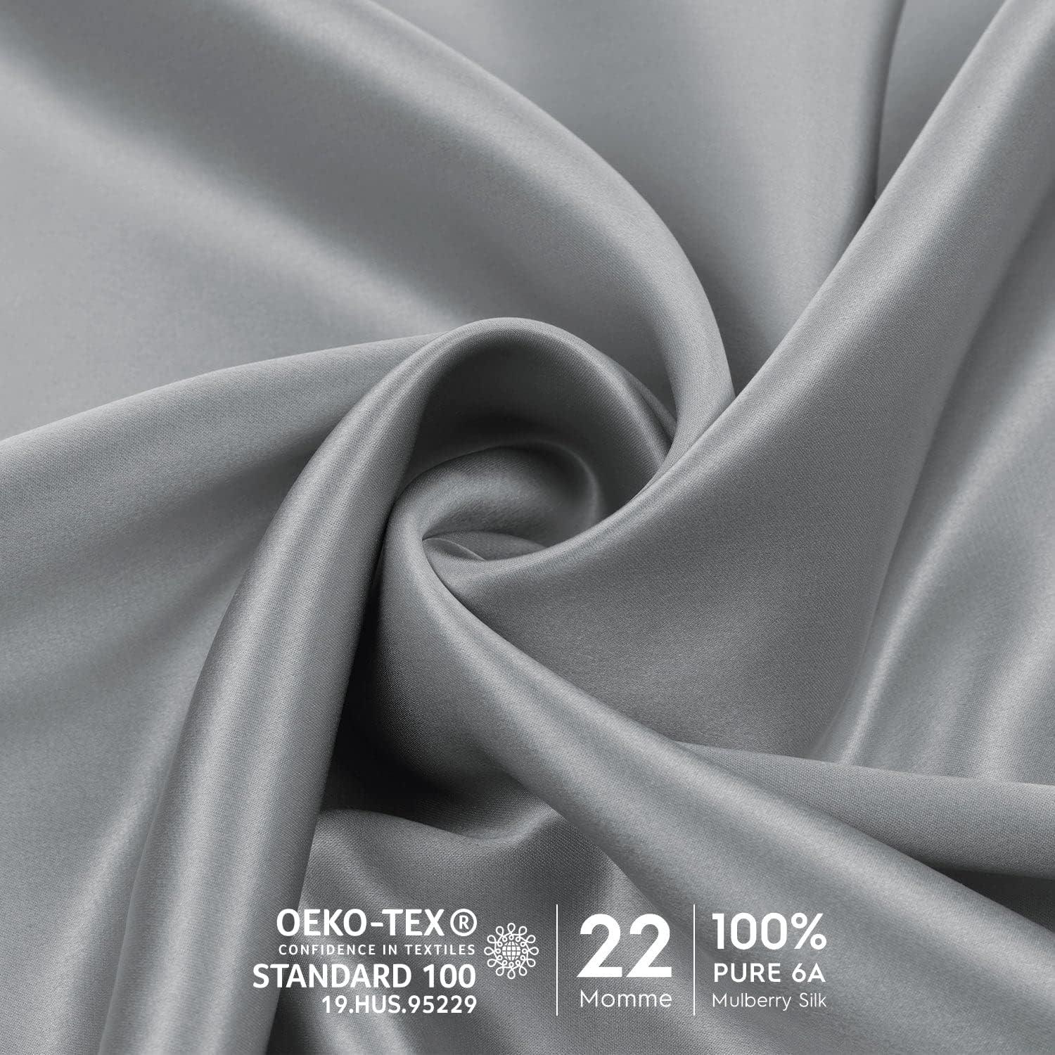 100% Pure 6A Both Side Mulberry Silk Pillow Cover (Pack of 1) - Image 7