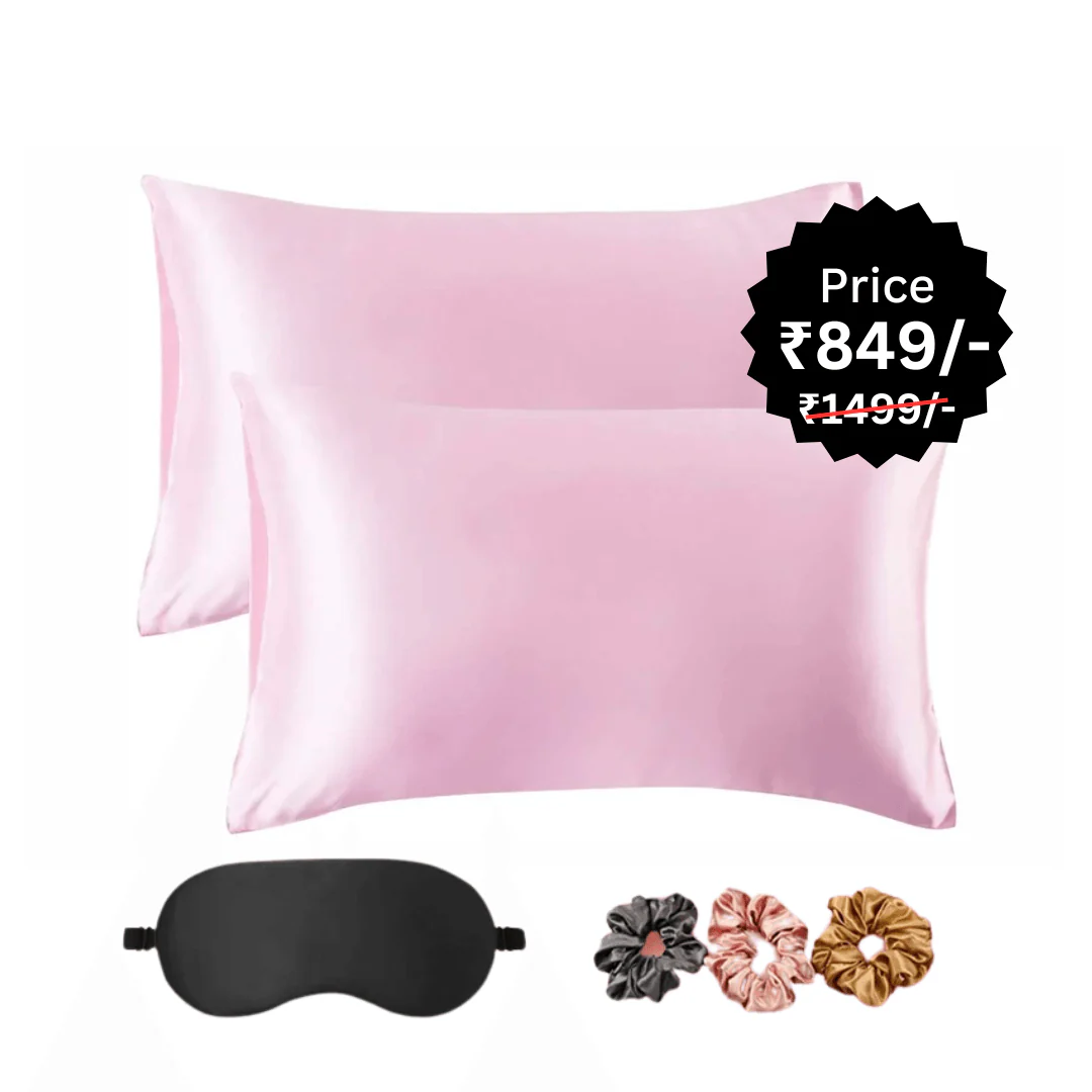 2 Silky Pillow Covers + 1 Silky Eye mask + 3 Silky Scrunchies (Silky Bundle) - Image 37