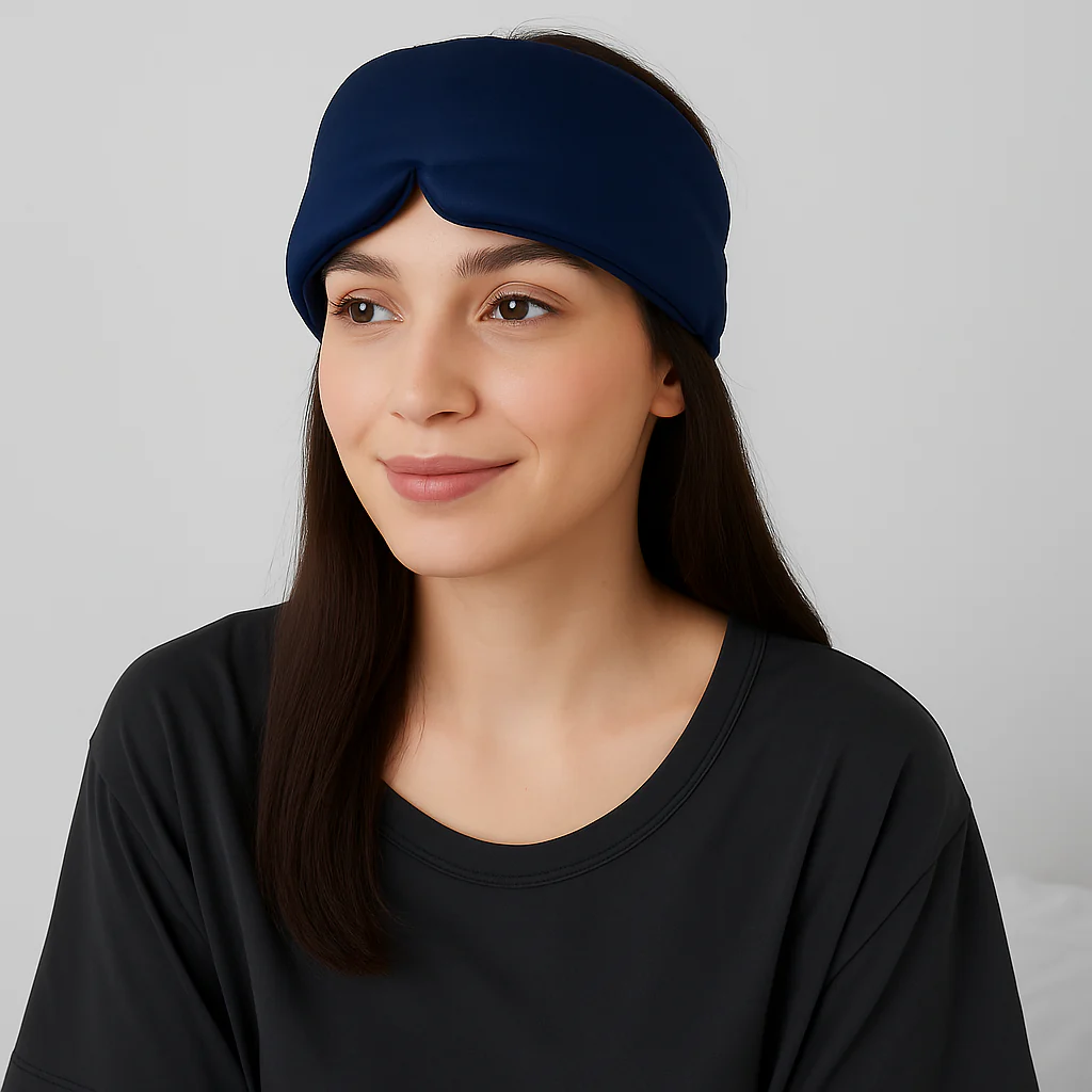 Silky Sleep Mask & Blindfold with Adjustable Velcro Strap - Image 14