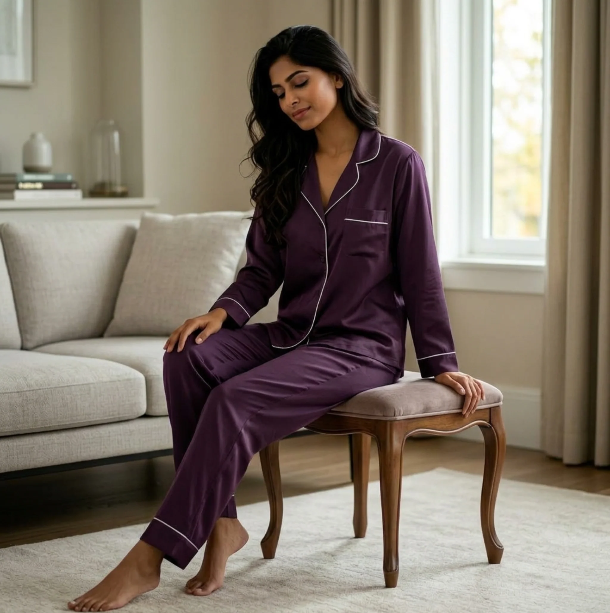 Silky Pyjamas Set - Image 33