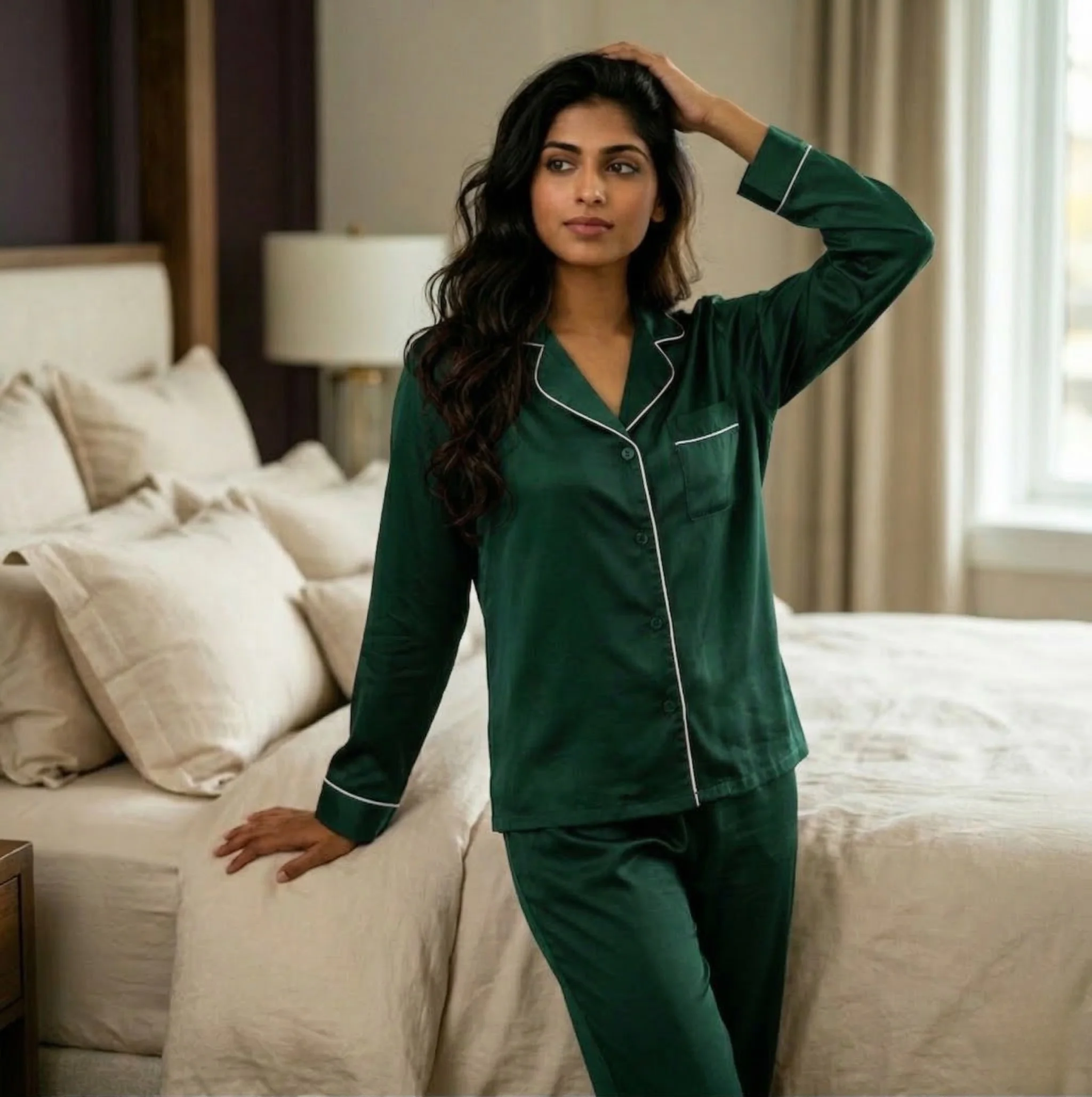 Silky Pyjamas Set - Image 49