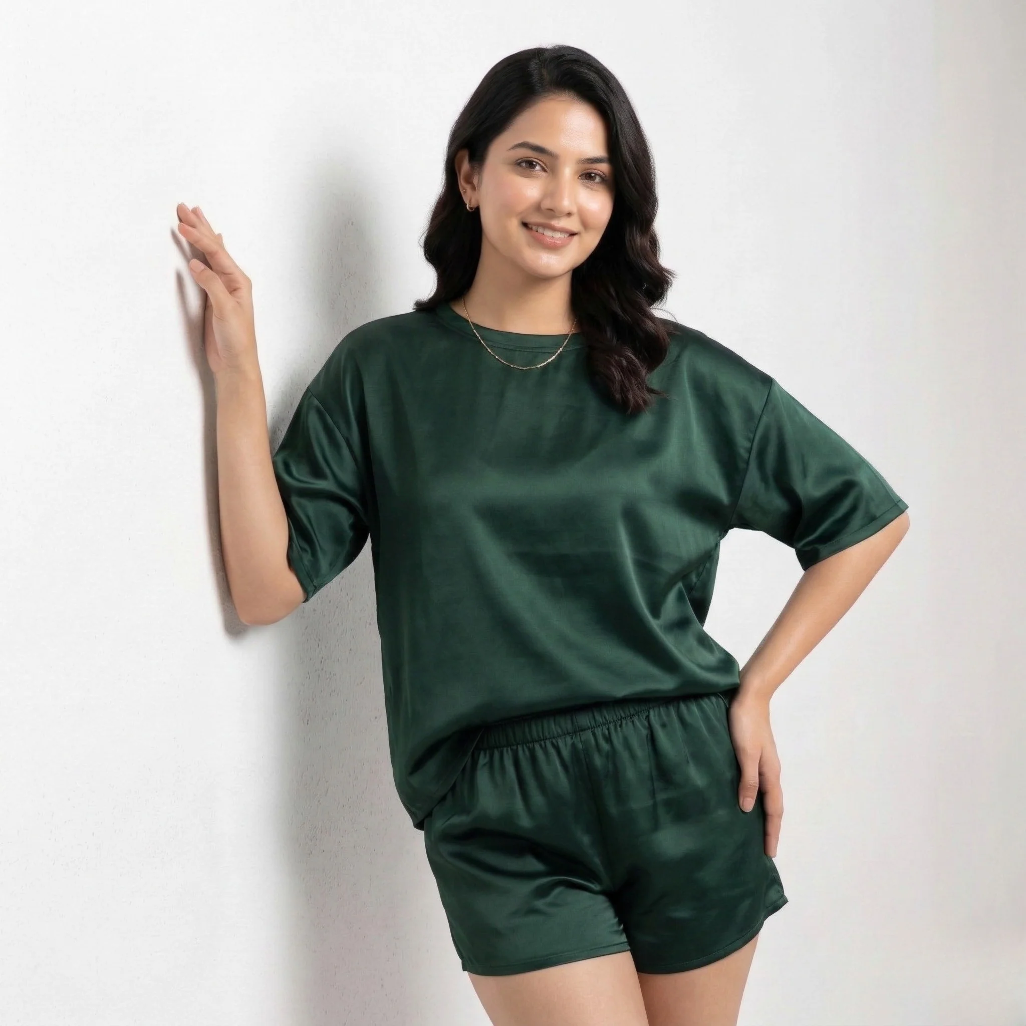 Silky Tshirt and Shorts Set - Image 15