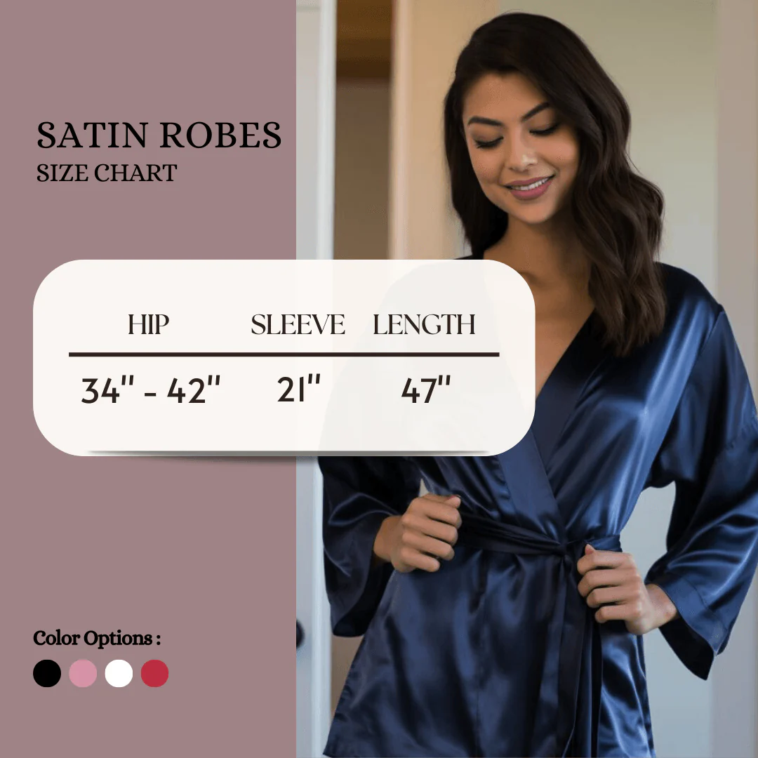 Silky Babydoll Belted Kimono Robe - Image 43